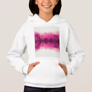 Chicas sudaderas con un diseño rosa y blanco.