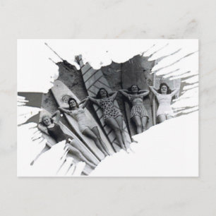 Chicas surfistas   Tarjeta postal