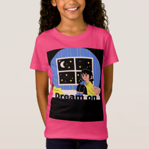 Chicas T camisetas como vestido de noche