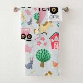 Chicas Tractor de Granja Rosa Cuta y Moderno Patró