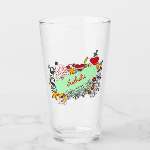 Chicas traviesos pegatina de noche