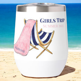 Chicas Trip Beach Chair Personalizado