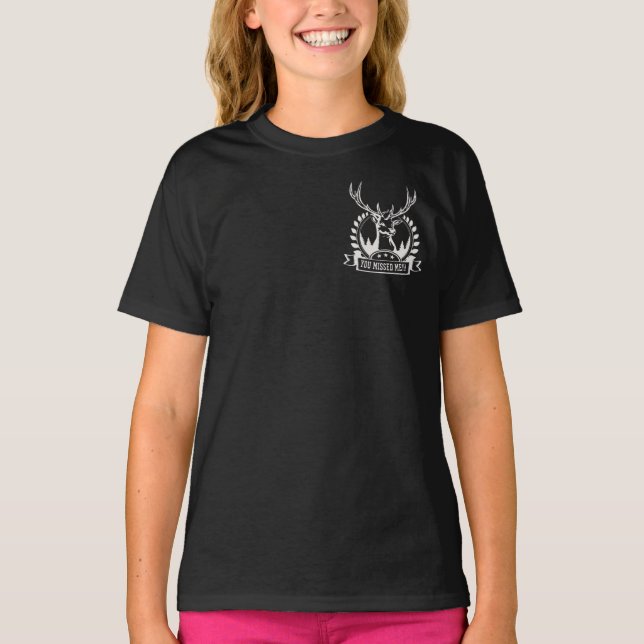 Chicas Vestidos Que Me Extrañaron Chicas Camiseta  (Anverso)
