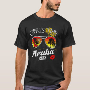 Chicas Viaje a Aruba 2025 Camisetas Fines de Seman