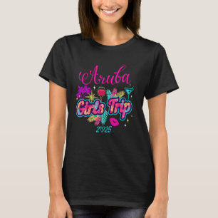 Chicas Viaje a Aruba 2025 Camisetas Fines de Seman