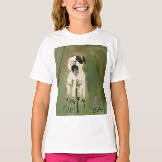 Chicas Yawning Camiseta de manga larga de cachorro