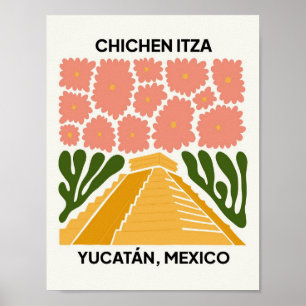 Chichen Itza Yucatan México viajes arte floral
