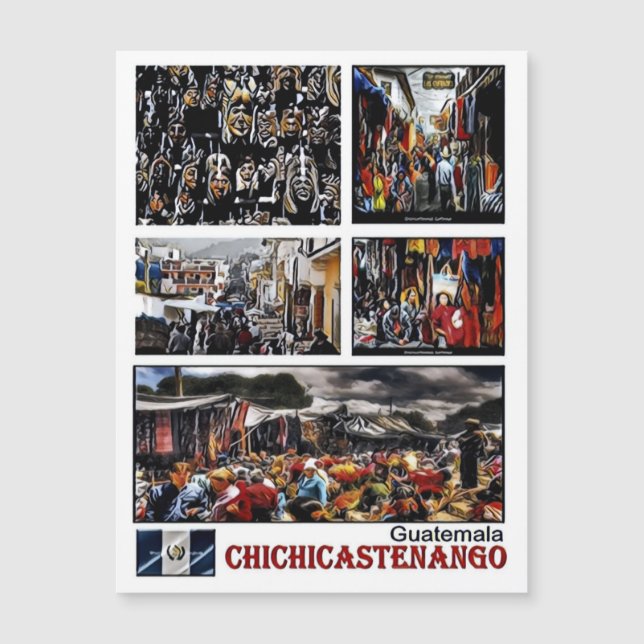 Chichicastenango - Mosaico - Guatemala - (Anverso)