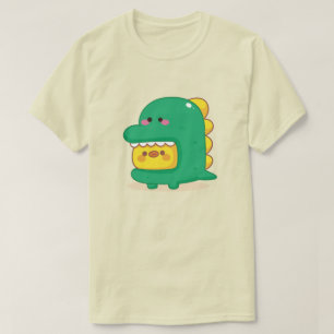 Chick Con Camiseta De Dinosaurio