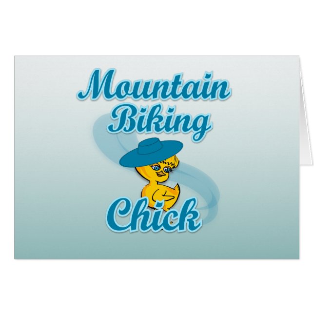 Chick de ciclismo de montaña #3 (Anverso (Horizontal))