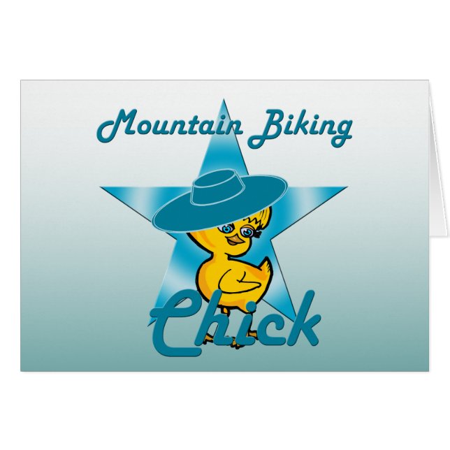Chick de ciclismo de montaña #7 (Anverso (Horizontal))
