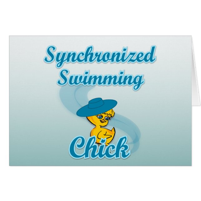 Chick de natación sincronizada #3 (Anverso (Horizontal))