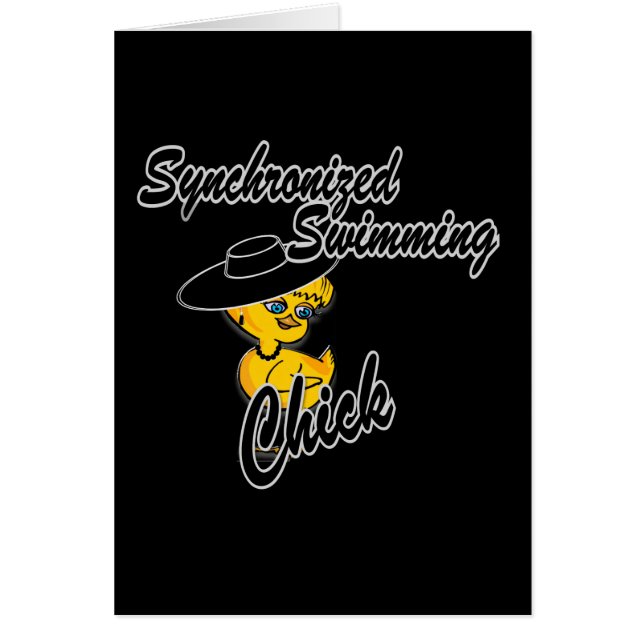Chick de natación sincronizada #4 (Frente)