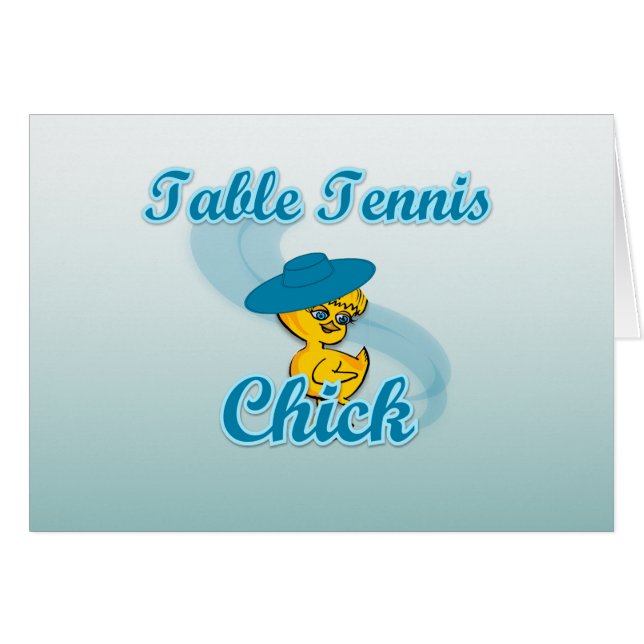 Chick de tenis de mesa #3 (Anverso (Horizontal))