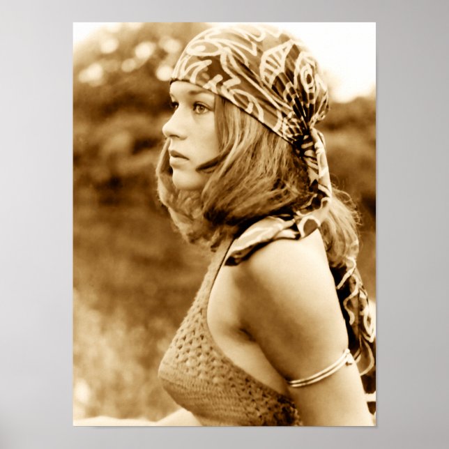 Chick hippie de 1971 - Impresión artística (Frente)