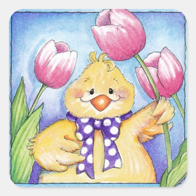 Chick - Pegatinas (Anverso)