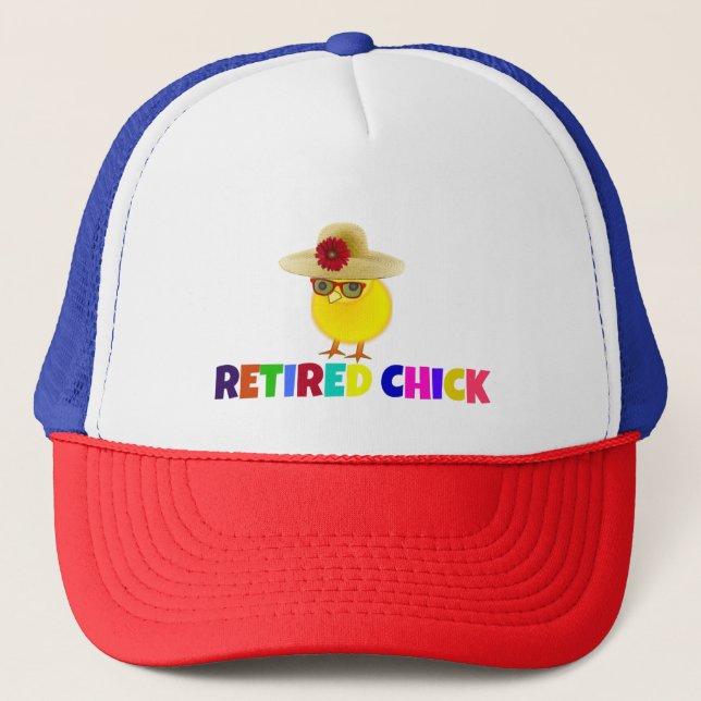 Chick retirado, tan lindo, sombrero de camionero (Anverso)