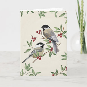 Chickadee del navidad
