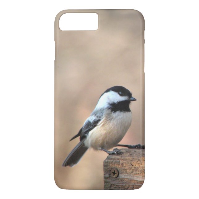 Chickadee en un Funda Golden Light para iPhone 8/7 (Reverso)