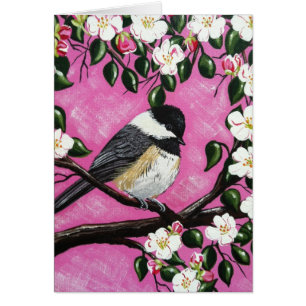 Chickadee negro del casquillo