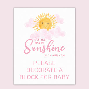 Chico Adorno Rayo De Sol Decoración Baby Shower