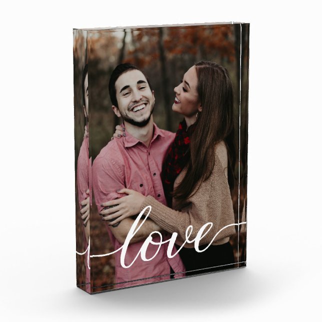 Chico Amor Novia Novio Foto Vertical Personalizada (Izquierda)