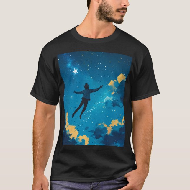 Chico en camiseta de cielo (Anverso)