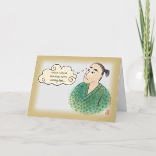 Chico Japonés con Yukata Amor 2 para Él Tarjeta