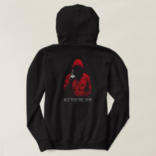 Chico Malo Figura con Capucha Roja   Sudadera con 