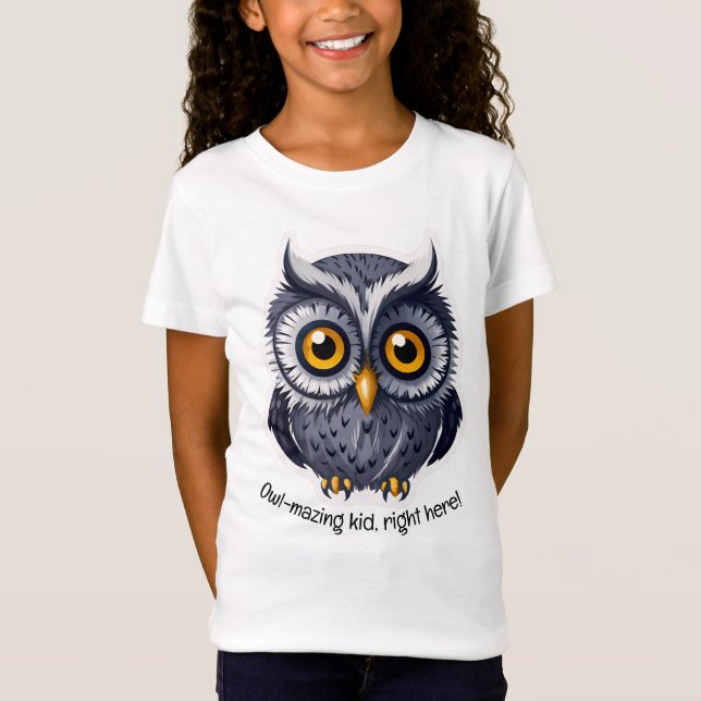 ¡Chico que maquilla de búhos, aquí! v2| camiseta d (Anverso)