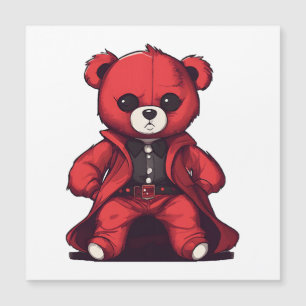 Chico rojo de peluche