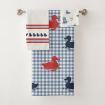 Chicos Elegantes Pato y Cuadros Azul Marino Rojo H