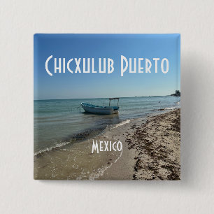 Chicxulub Puerto, México - Botón Cuadrado