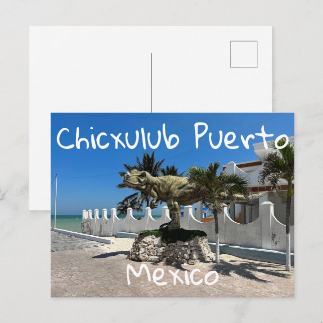 Chicxulub Puerto, México - Postales estándar (Anverso / Reverso)