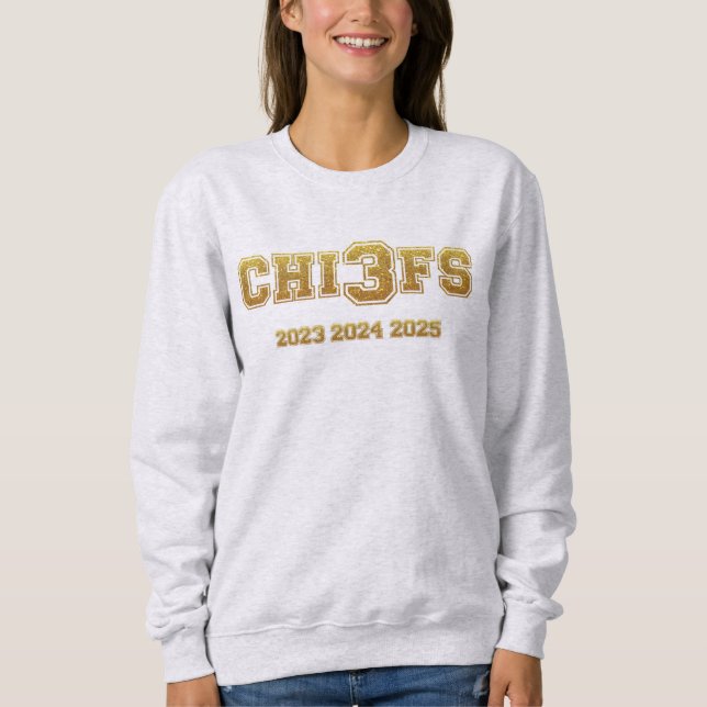 Chiefs 3Peat, Three Peat, sudadera para mujeres (Anverso)
