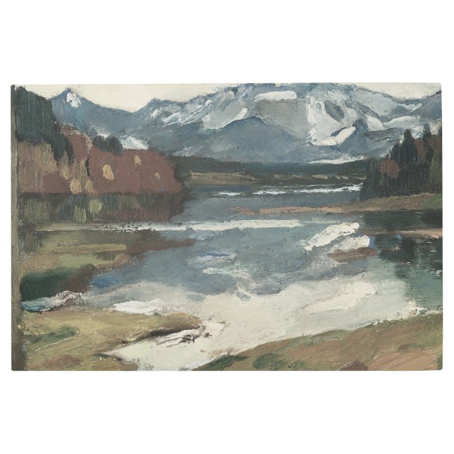 Chiemsee, Leo Putz, Arte Paisajístico (Anverso)