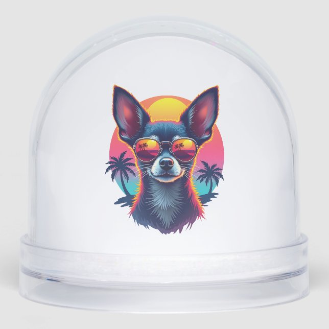 Chihuahua  Abstract Painting  Colour  Cute Dog Cop (Anverso)