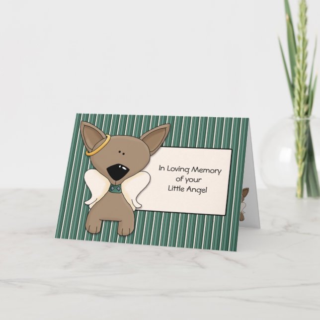 Chihuahua Angel Dogs Tarjeta de Simpatía Personali (Anverso)