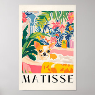 Chihuahua En La Impresión De Bañera, Decoración De