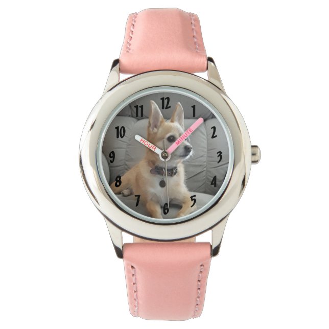 Chihuahua: reloj de pulsera para niños (Anverso)