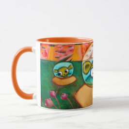 Chihuahuas de la taza del Externo-Espacio