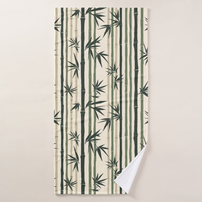 Chikurin Zen (Bosque de Bambú) (Toalla de baño)