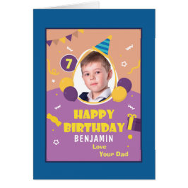 Child Kid Photo Happy Birthday Personalize Card