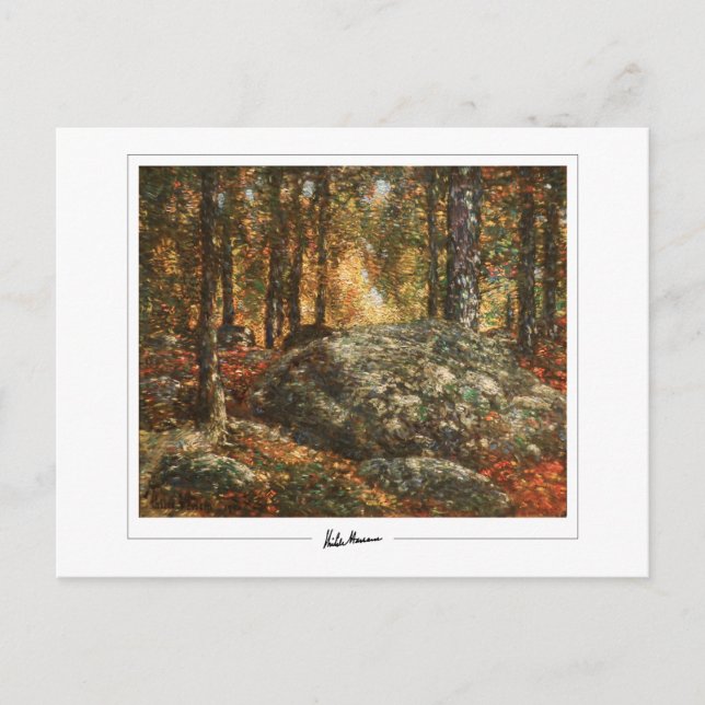 Childe Hassam #11-2 - Tarjeta Postal de Arte (Anverso)