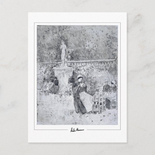 Childe Hassam #148-2 - Postal Bella Artes (Anverso)