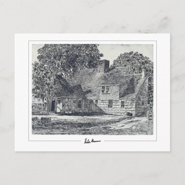 Childe Hassam #160-2 - Postal Bella Artes (Anverso)