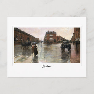 Childe Hassam #17-2 - Tarjeta postal de arte fino