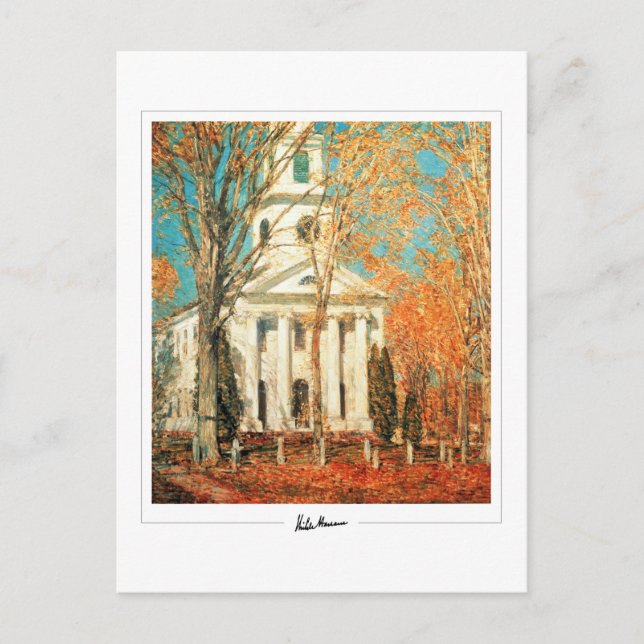 Childe Hassam #1 - Tarjeta Postal de Arte (Anverso)
