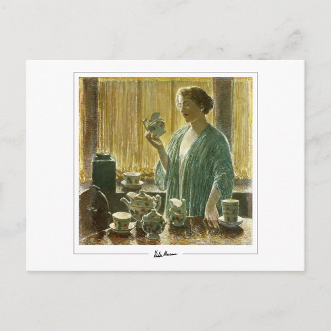 Childe Hassam #270 - Postal Bella Artes (Anverso)