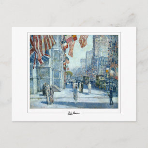 Childe Hassam #282 - Tarjeta postal de arte fino